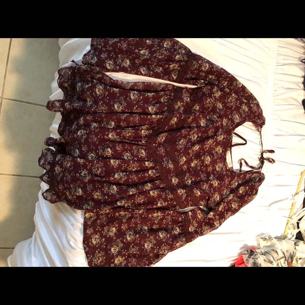 Burgendy dress
